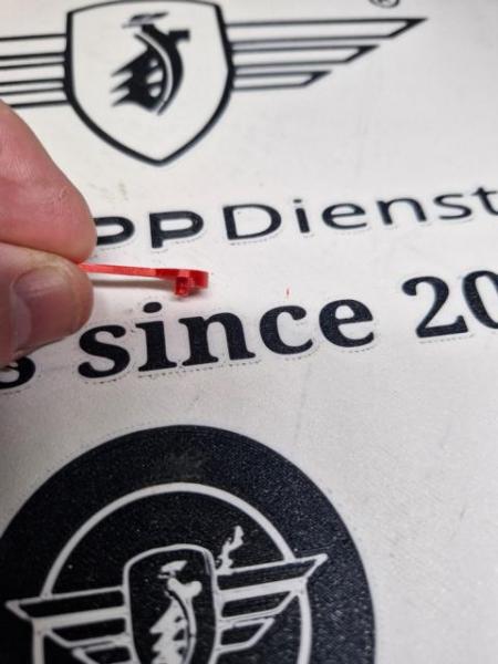 Zündapp Tachonadel – rot passend für 48 mm und 60 mm Tachos u.a. Typ 517 / 529 / 515